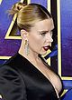 Scarlett Johansson braless in a plunging jumpsuit pics