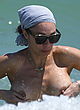 Lilly Becker dual boob-slip at the beach pics