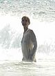 Ingrid Garcia Jonsson nude in seethru dress in water pics