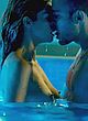 Juana Acosta kissing, exposing tits in pool pics