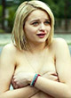 Joey King naked pics - sexy scene in a bra
