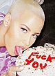 Amber Rose shows pussy and nude boobs pics
