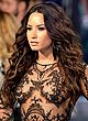 Demi Lovato naked pics - posing in see-through dress