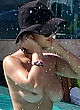 Tao Wickrath caught topless at the pool pics