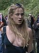 Nora Arnezeder flashing left breast in public pics