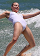 Margot Robbie topless beach candids pics