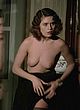 Corinne Clery naked pics - topless, showing tits in movie