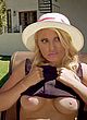 Jacqui Holland naked pics - flashing breasts outdoor