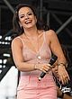 Lily Allen naked pics - nude breast in a sheer top