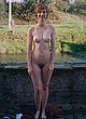 Louise Bourgoin naked pics - full frontal posing outdoor
