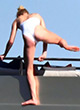 Sophie Turner naked pics - sexy swimsuit candids on yacht