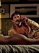 Yanick Thomassaint lying on stomach, nude butt pics