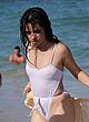 Camila Cabello naked pics - white see through swimsuit