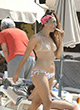 Nina Zilli bikini candids in italy pics