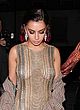 Charli XCX naked pics - visible tits in golden dress
