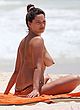 Kelly Brook topless at the beach pics