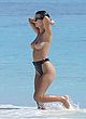 Emily Ratajkowski naked pics - walking topless at the beach