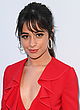 Camila Cabello busty & leggy in red mini gown pics