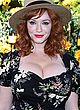Christina Hendricks busting out her super cleavage pics