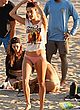 Alessandra Ambrosio playing beach volleyball pics