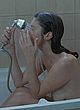 Chiara Mastroianni naked pics - showing boob in bathtub