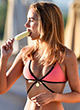 Kimberley Garner naked pics - sucks a lollipop