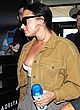 Demi Lovato naked pics - nip slip at lax airport in la