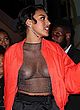 Sela Vave naked pics - braless in see through top