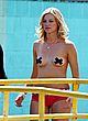 Amy Smart topless on the set of crank 2 pics