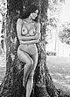 Micaela Schaefer posing nude in the park pics