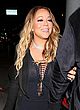 Mariah Carey braless in a sheer dress pics