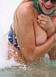 Lindsay Lohan boob slip at miami beach pics