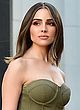 Olivia Culpo busty in a strapless jumpsuit pics