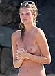 Toni Garrn naked pics - topless at photo shoot
