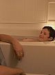 Adriene Mishler naked pics - flashing breast in bathtub