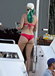 Rita Ora naked pics - sexy red bikini candids