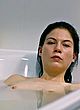 Nora von Waldstatten naked pics - showing her tits in bathtub