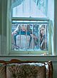 Kate Lyn Sheil naked pics - flashing tits at the window