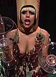 Lady Gaga nipple slip on the stage pics