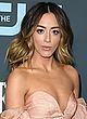 Chloe Bennet busty in strapless lace dress pics