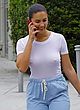 Tao Wickrath naked pics - see-through white t-shirt