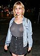 Caylee Cowan naked pics - see-through top in public