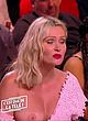 Tatiana-Laurens Delarue boob slip on a french tv show pics