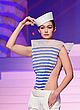 Gigi Hadid see through in sailor outfit pics