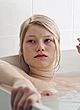 Roosa Soderholm showing her boobs in bathtub pics