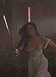 Catherine Zeta-Jones slight nip slip in fight scene pics