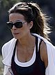 Kate Beckinsale takes her dog for a walk pics