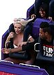 Courtney Stodden naked pics - boob slip in roller coaster