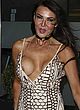 Lizzie Cundy naked pics - no bra, breast slip in public