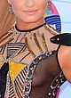 Demi Lovato wearing a black sheer top pics